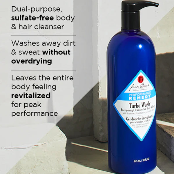Jack Black Turbo Wash® Energizing Cleanser for Hair & Body