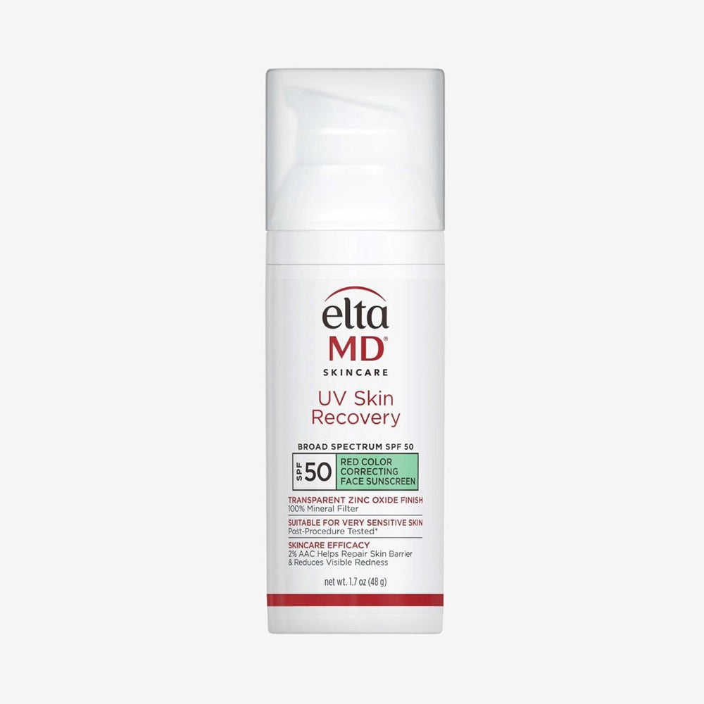 UV Skin Recovery Red Color Correcting Green Tint Broad Spectrum SPF 50