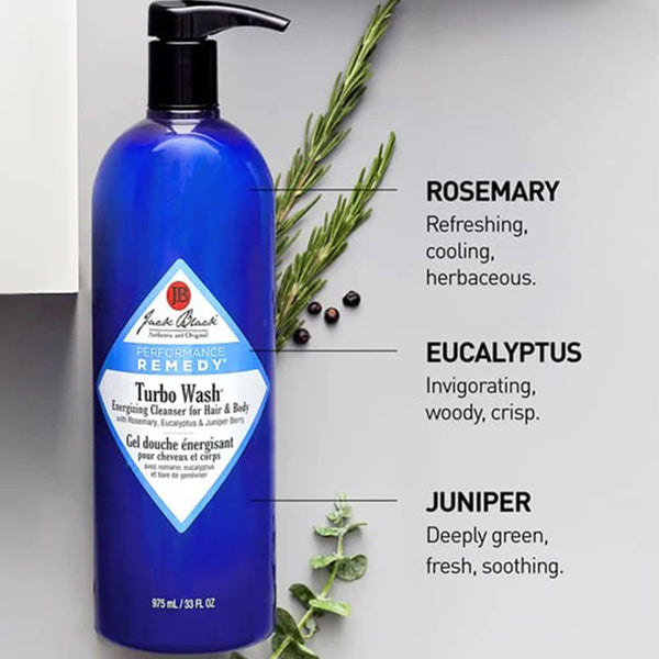 Jack Black Turbo Wash® Energizing Cleanser for Hair & Body