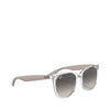 Ray-Ban Sunglasses RB4379D Transparent/Grey Gradient Lens Size 55