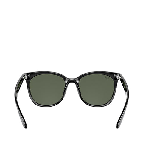 Ray-Ban Sunglasses RB4379D Black/Dark Green Lens Size 55