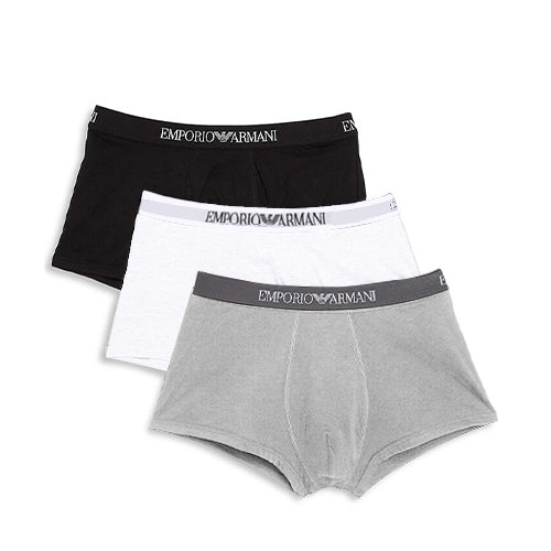 Three-Pack Of Pure Cotton Basic Boxer Briefs