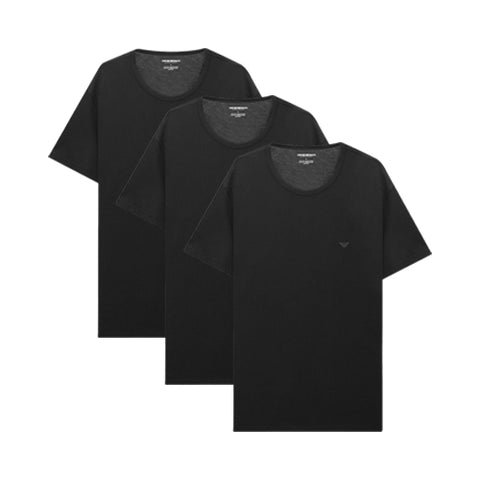Three-pack of Pure Cotton Crew Neck Lounge T-Shirt