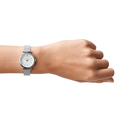 Carlie Three-Hand Stainless Steel Watch