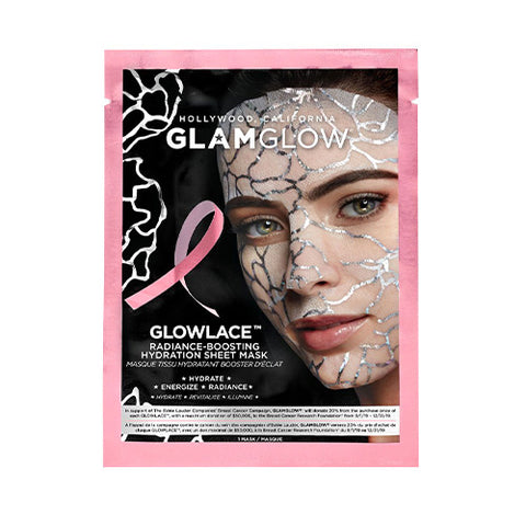 Glowlace™ Radiance Boosting Hydration Sheet Mask - Breast Cancer Campaign Edition