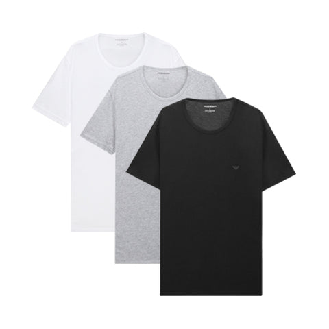 Three-pack of Pure Cotton Crew Neck Lounge T-Shirt