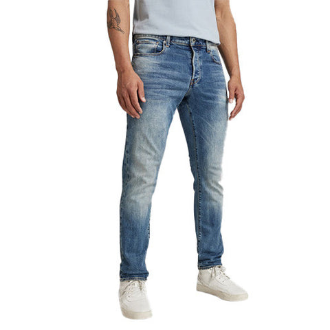 3301 Regular Tapered Jeans-Vintage Azure