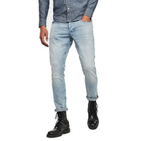 3301 Straight Tapered Jeans-Sun Faded Arctic