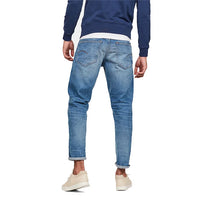 3301 Straight Tapered Jeans-Worn in Azure