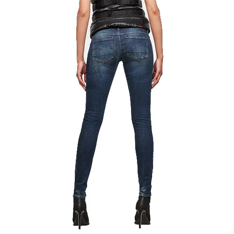 3301 Low Waist Skinny Jeans-Dark Aged