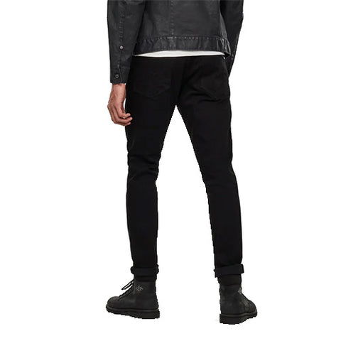 3301 Straight Tapered Jeans-Pitch Black