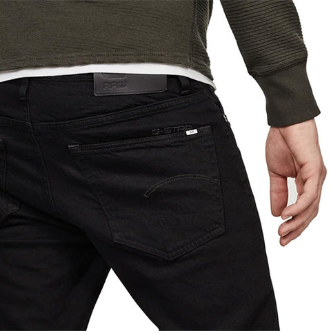 3301 Slim Jeans-Pitch Black