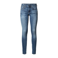 3301 Mid Skinny Jeans-Faded Indigo Destroyed