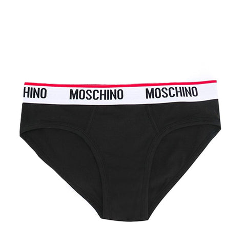 Set Of 3 Cotton Jersey Briefs With Logo
